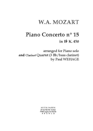 Piano Concerto no. 15 in Bb K 450