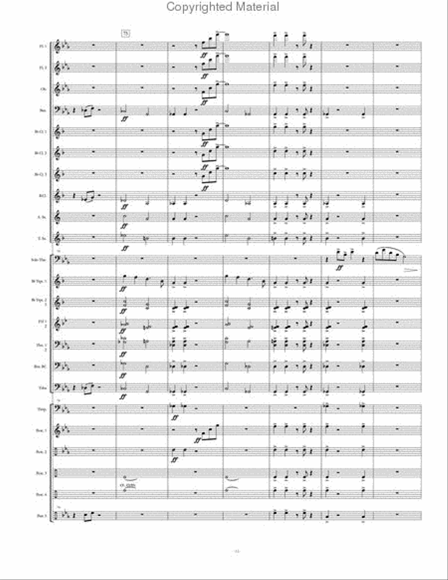 Seminar Concert Band scores gallery preview page 12