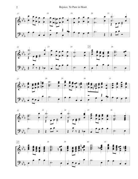Rejoice, Ye Pure in Heart (Rejoice, O Pilgrim Throng) - for 3-octave handbell choir image number null