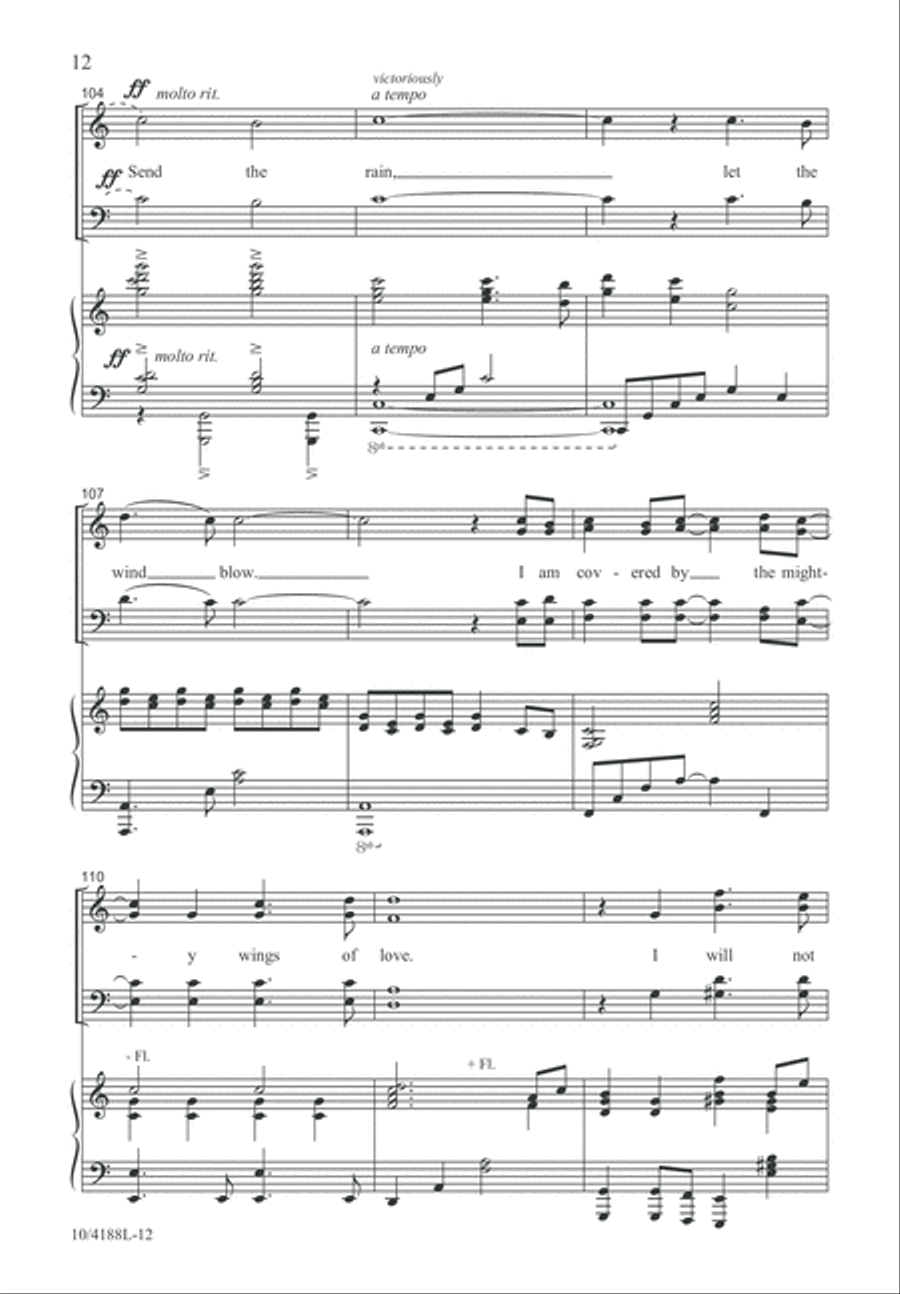 Hiding in the Shadow of God 4-Part scores gallery preview page 13