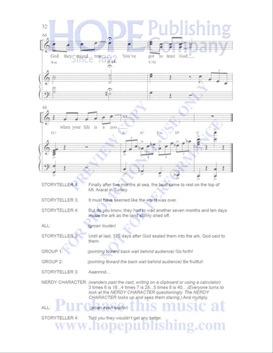 Sailor's Bible Children's Choir scores gallery preview page 33