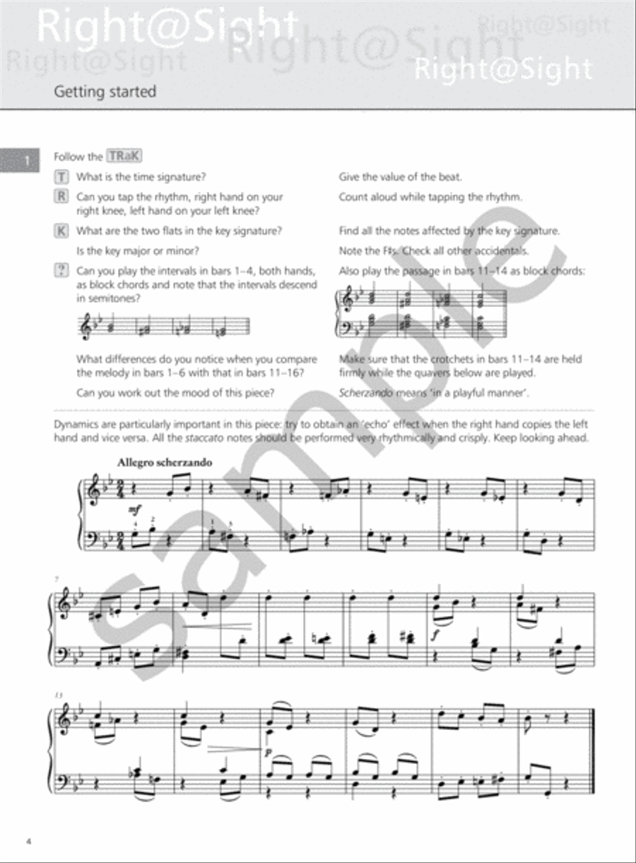 Right@Sight - Piano Grade 5 Piano Method scores gallery preview page 3