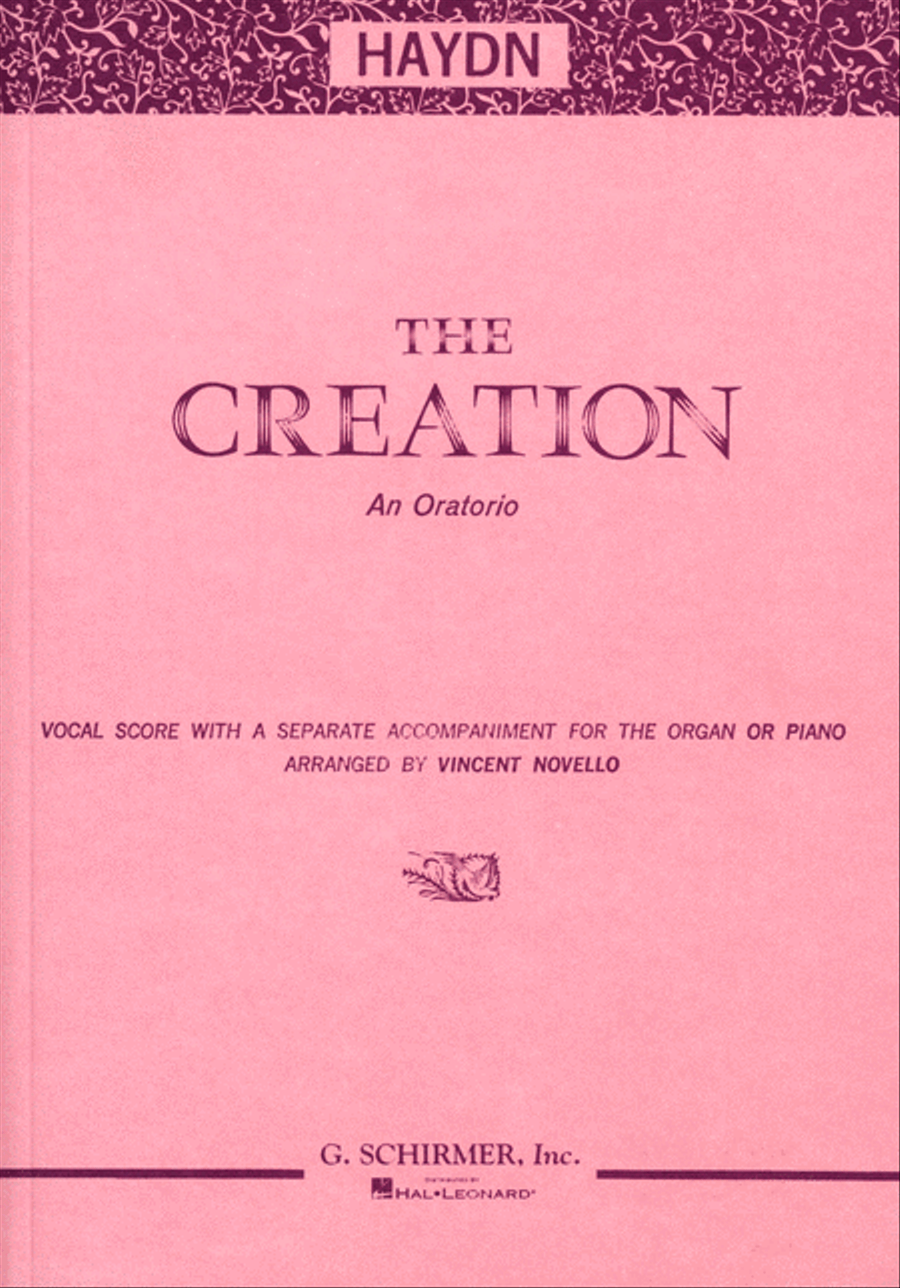 The Creation: An Oratorio 4-Part scores gallery preview page 1
