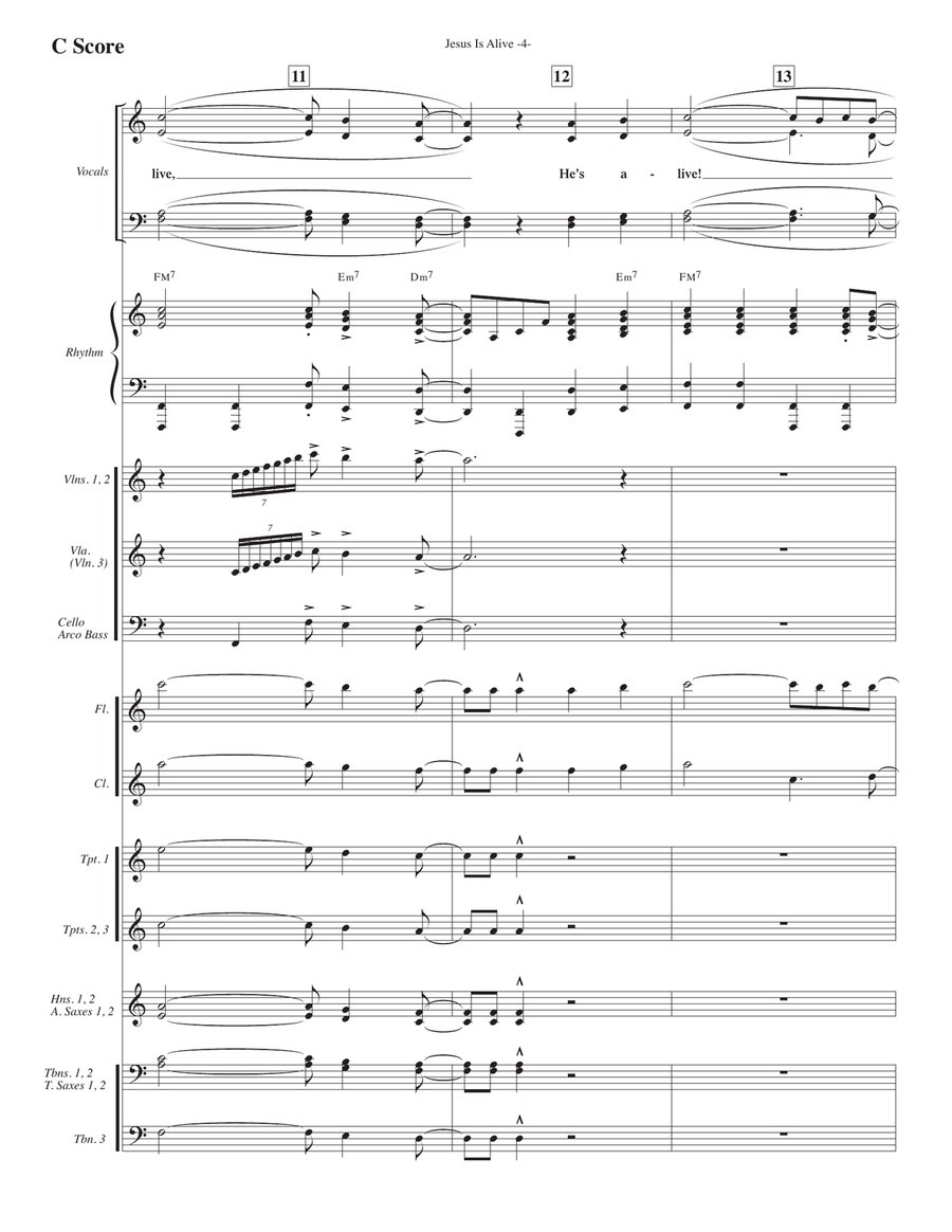 Jesus Is Alive Voice scores gallery preview page 4