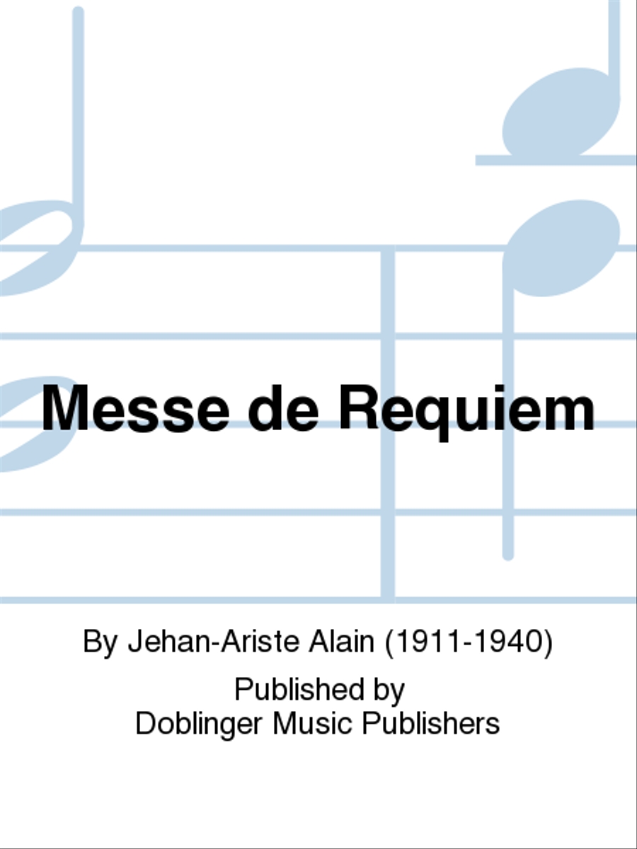 Messe de Requiem Choir scores gallery preview page 1