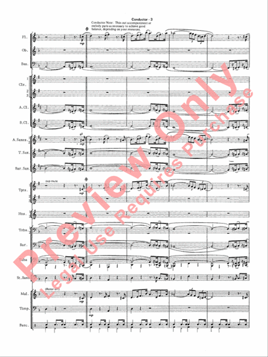 The Pink Panther Concert Band scores gallery preview page 6