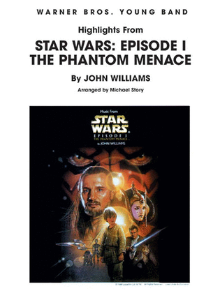 Book cover for Highlights from Star Wars: Episode I The Phantom Menace