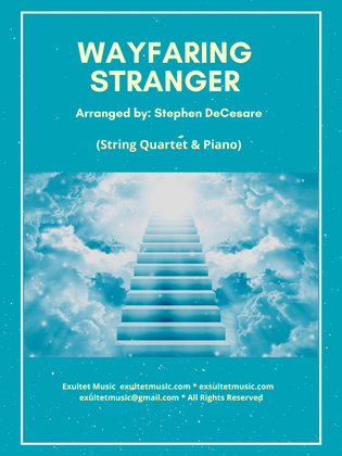Book cover for Wayfaring Stranger (String Quartet and Piano)