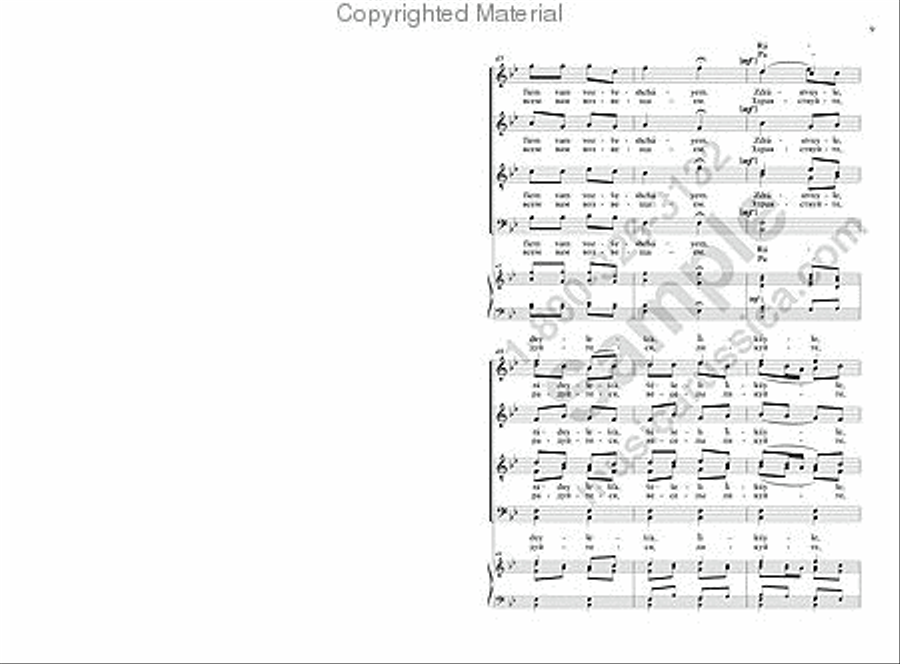 Shepherds of Bethlehem 4-Part scores gallery preview page 8
