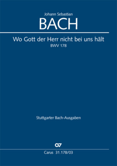 Wherever God is not with us (Wo Gott der Herr nicht bei uns halt)