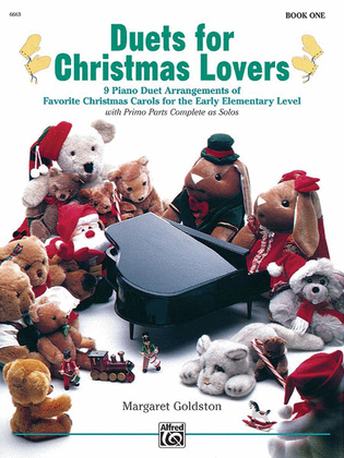 Book cover for Duets for Christmas Lovers, Book 1