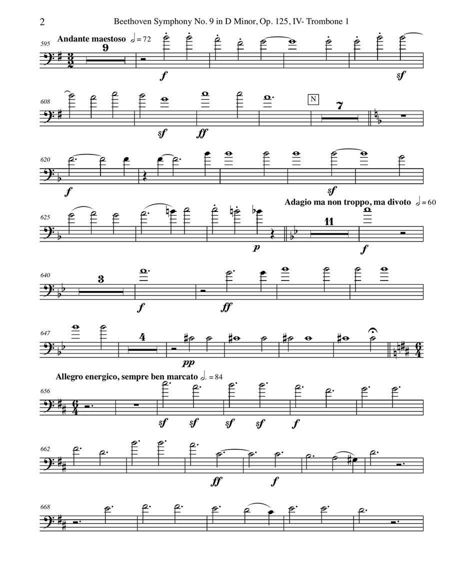 Beethoven trombone deals