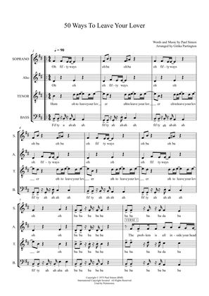 Fifty Ways To Leave Your Lover (arr. Gitika Partington)