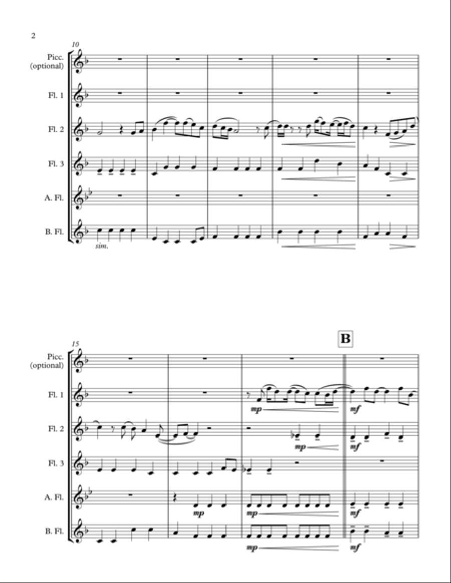 Hey Jude Woodwind Ensemble scores gallery preview page 4