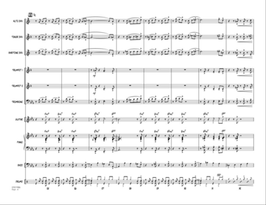 Four - Full Score Jazz Ensemble scores gallery preview page 4