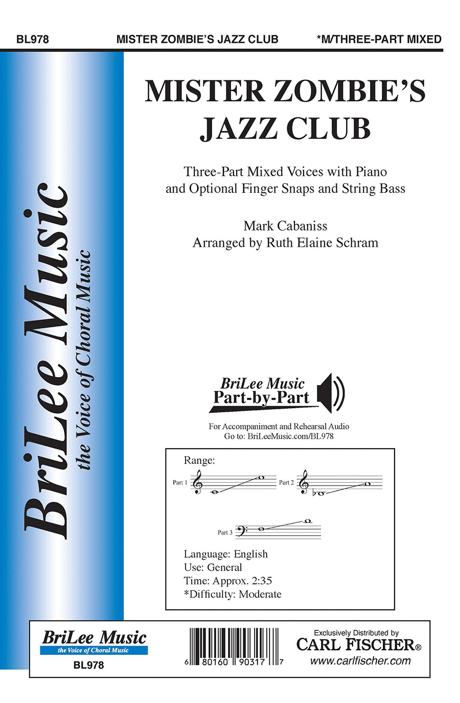 Mister Zombie's Jazz Club Choir scores gallery preview page 1