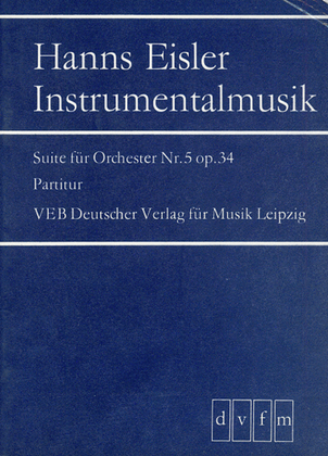 Suite for Orchestra No. 5 Op. 34