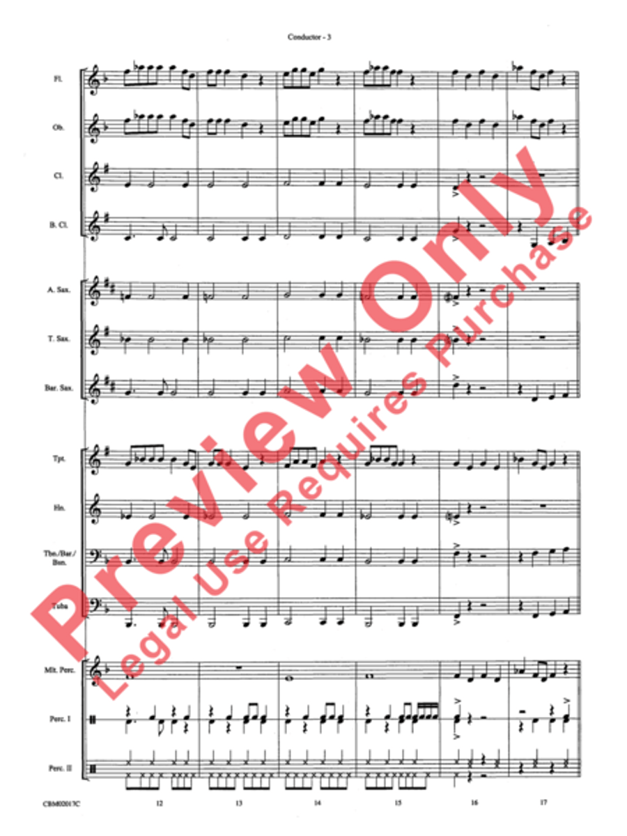 Great Balls of Fire Great Balls of Fire Concert Band scores gallery preview page 5