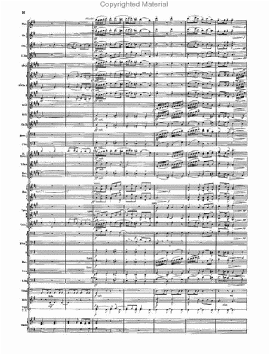 Armenian Dances, Part II Concert Band scores gallery preview page 34