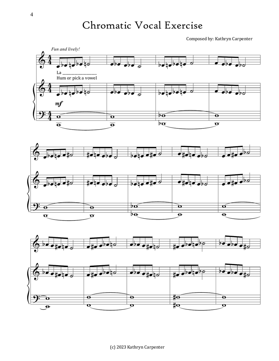 Fun and Fabulous Vocal Exercises & Warm - Ups for Soloists and Choir