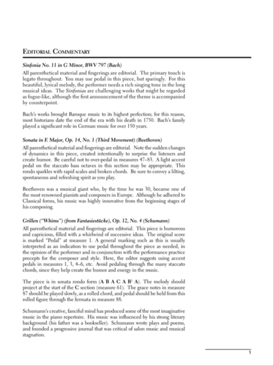 Audition Repertoire for the Advancing Pianist, Book 2 Piano Method scores gallery preview page 2
