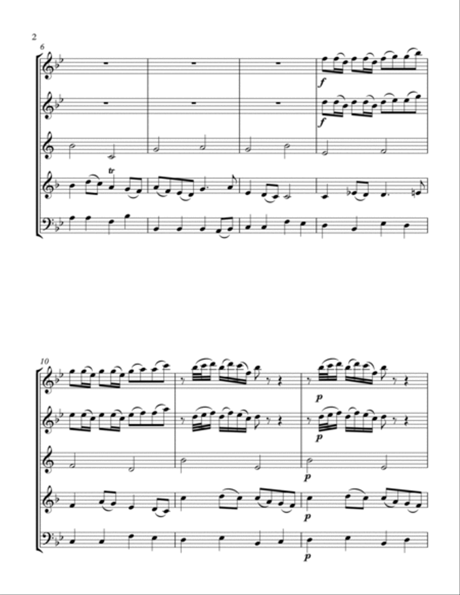 Sheep May Safely Graze for Woodwind Quintet Woodwind Quintet scores gallery preview page 2