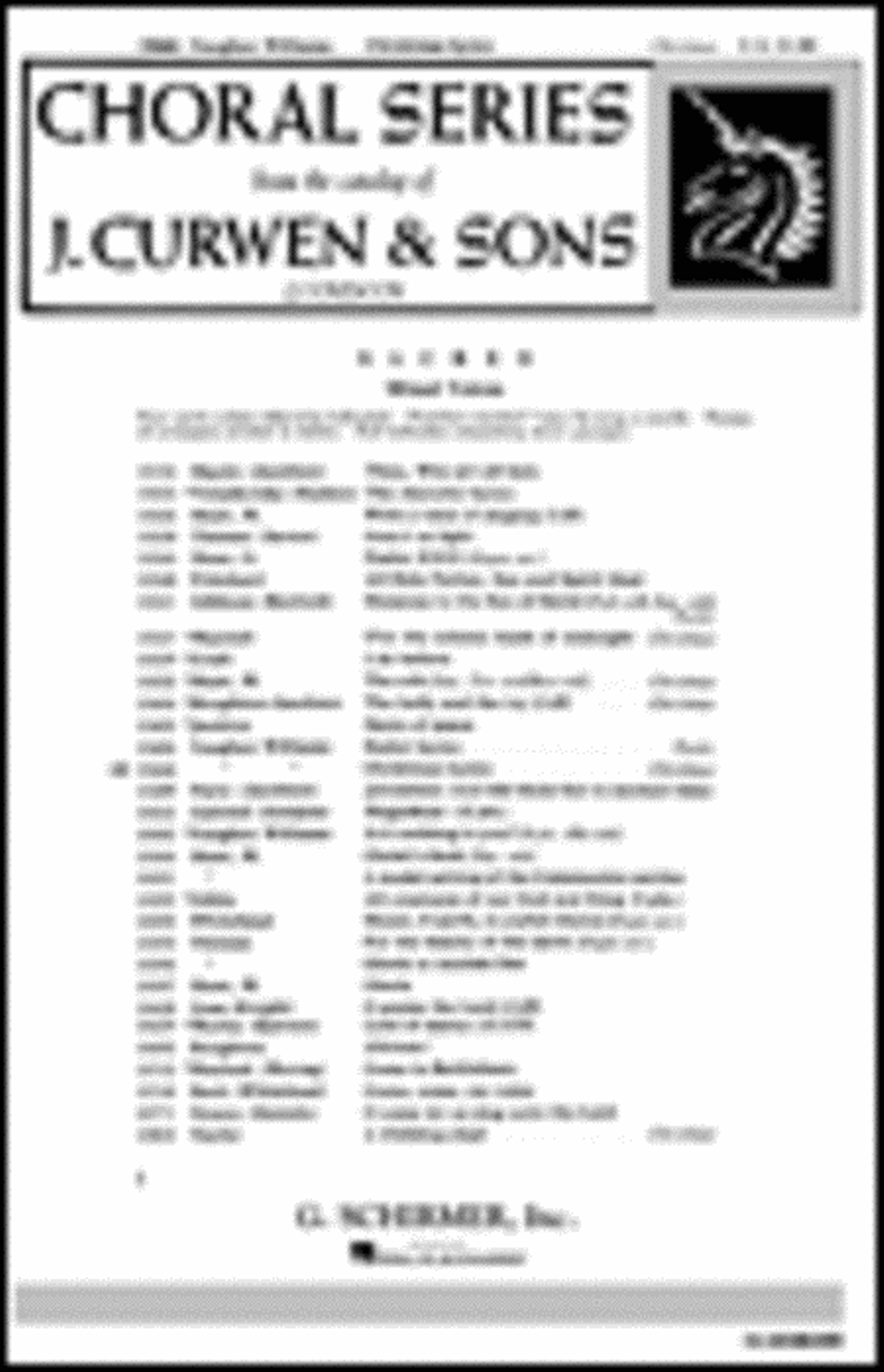 Christmas Hymn (from Three Choral Hymns) 4-Part scores gallery preview page 1