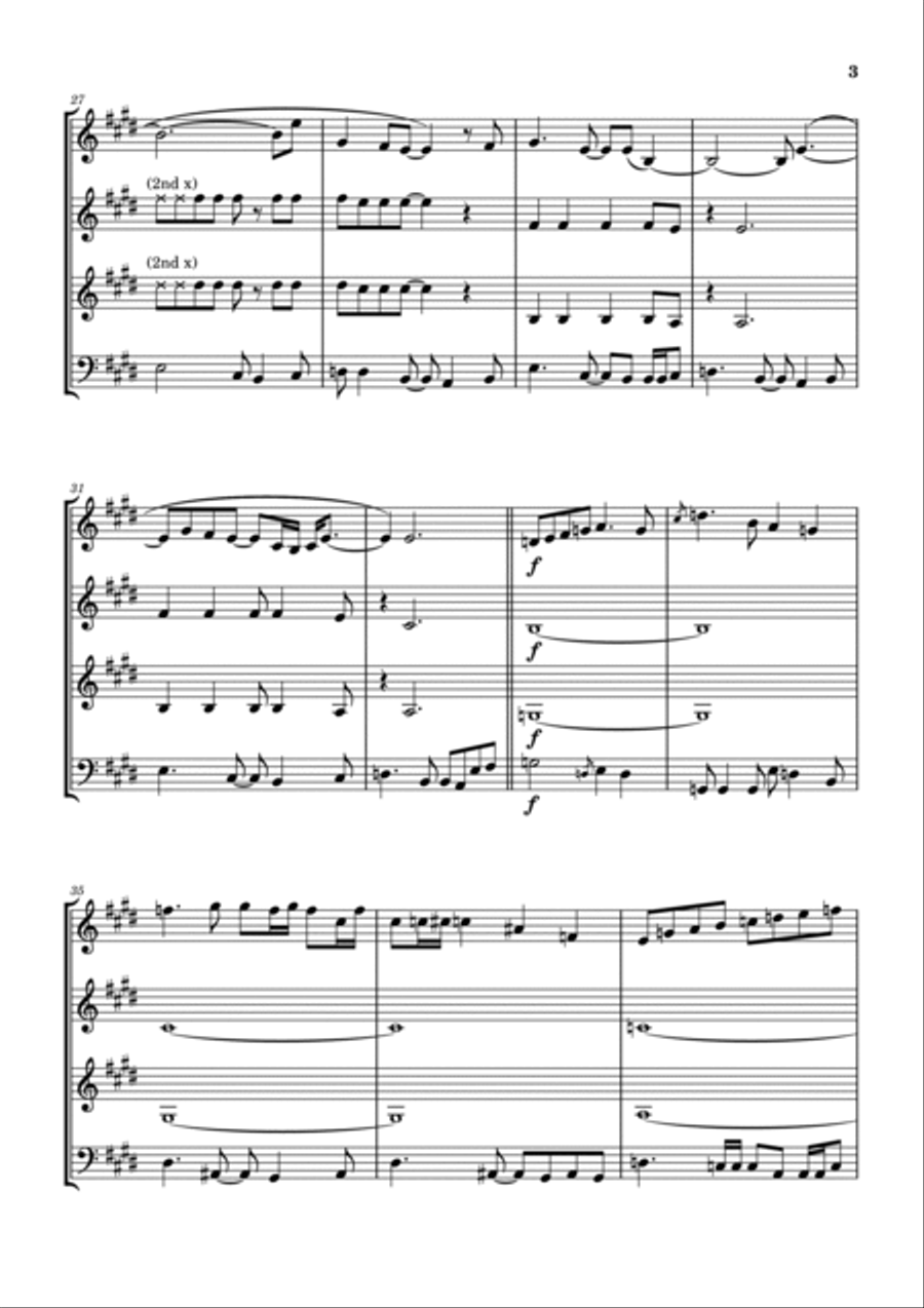All Day Music Woodwind Quartet scores gallery preview page 4