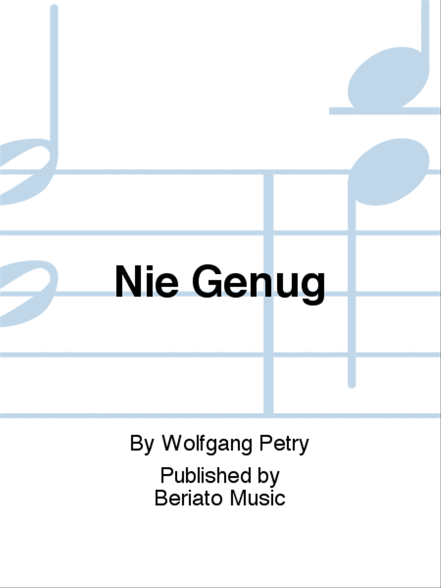 Nie Genug Voice scores gallery preview page 1