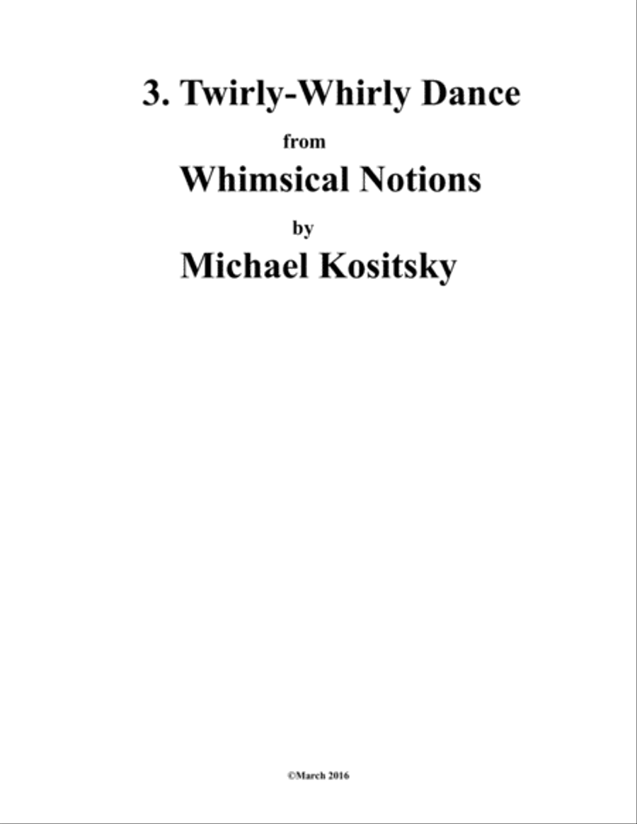 3. Twirly Whirly Dance Piano Solo scores gallery preview page 1
