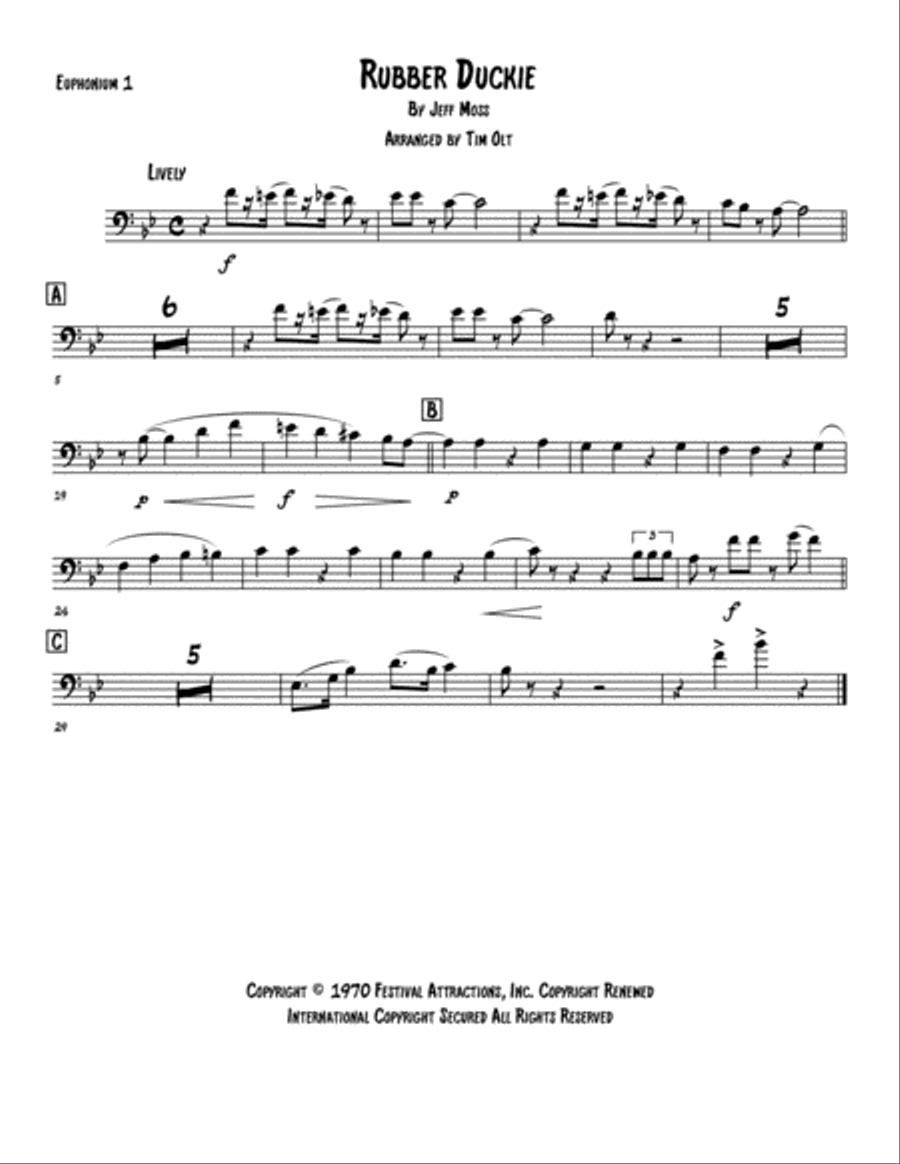 Rubber Duckie Brass Ensemble scores gallery preview page 4