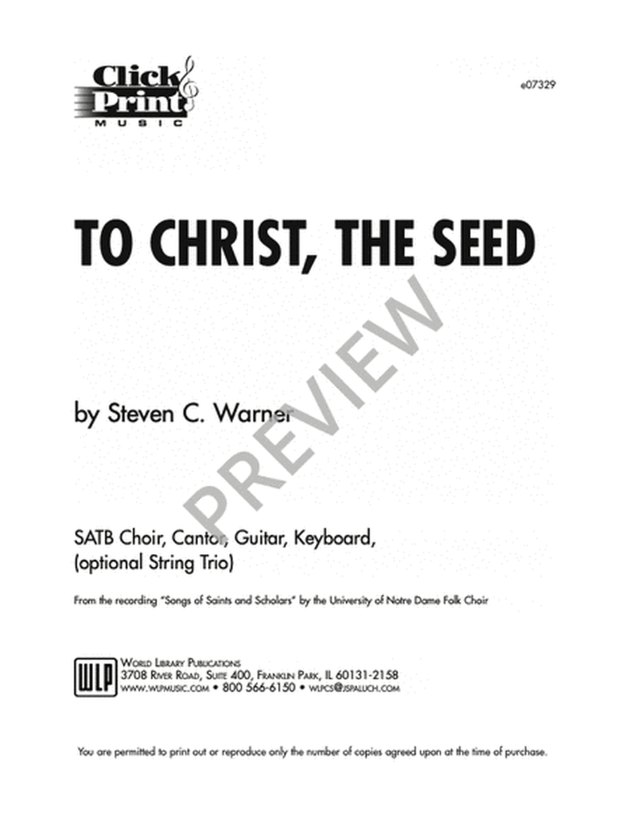 To Christ the Seed image number null