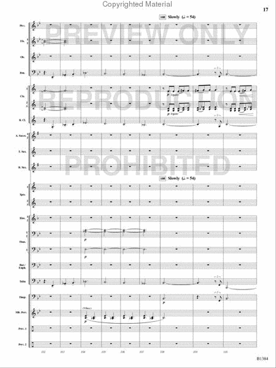 Summer Resounding! Concert Band scores gallery preview page 16