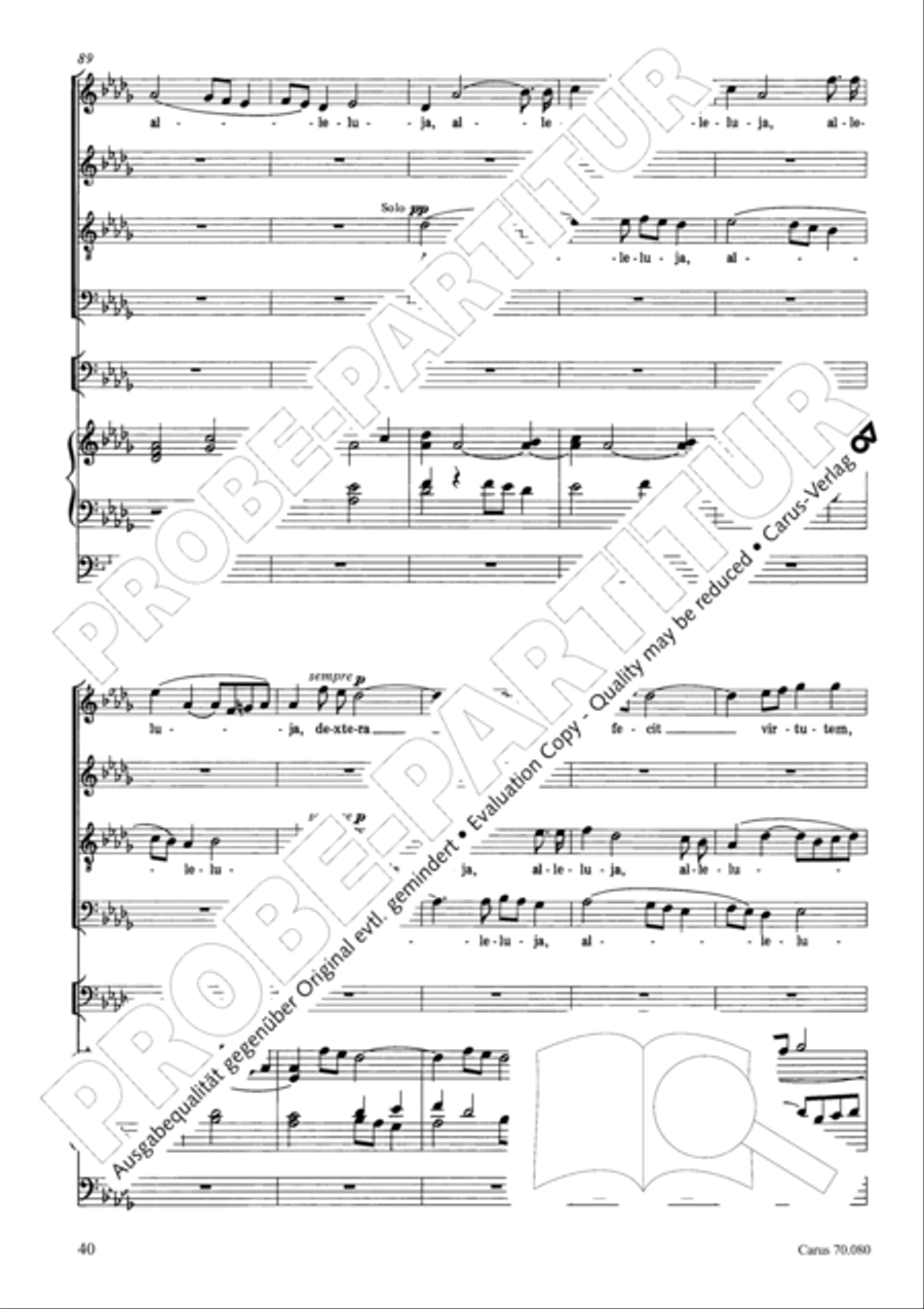 Five Short Sacred Compositions (Funf kleinere Kirchenwerke) Score scores gallery preview page 54