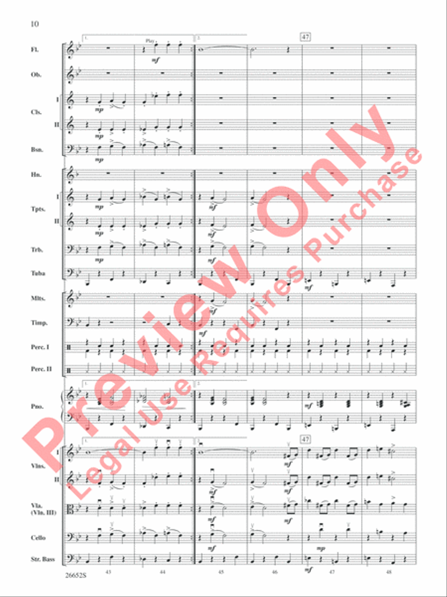 Leroy Anderson Favorites Leroy Anderson Favorites Full Orchestra scores gallery preview page 11