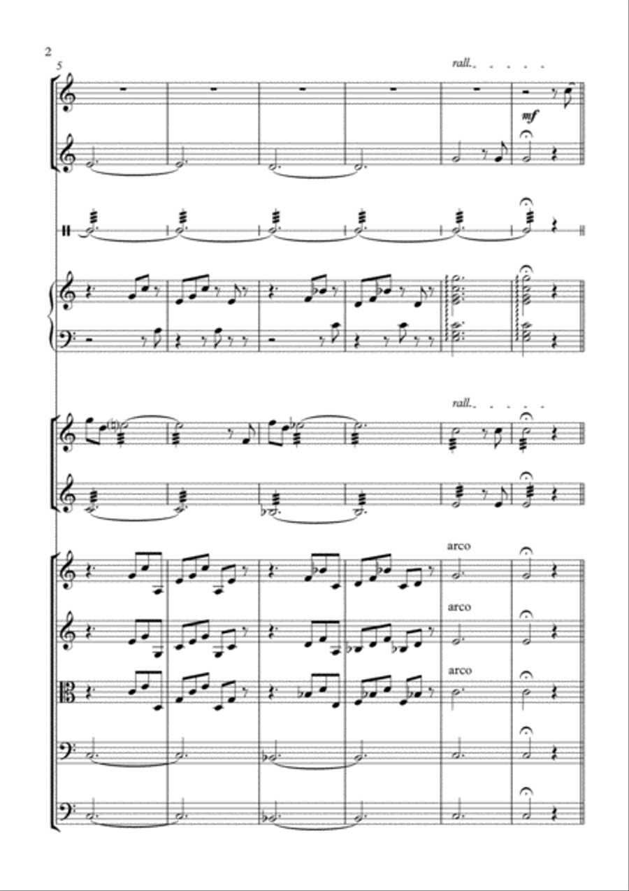 Julie the Cat Julie the Cat Large Ensemble scores gallery preview page 2
