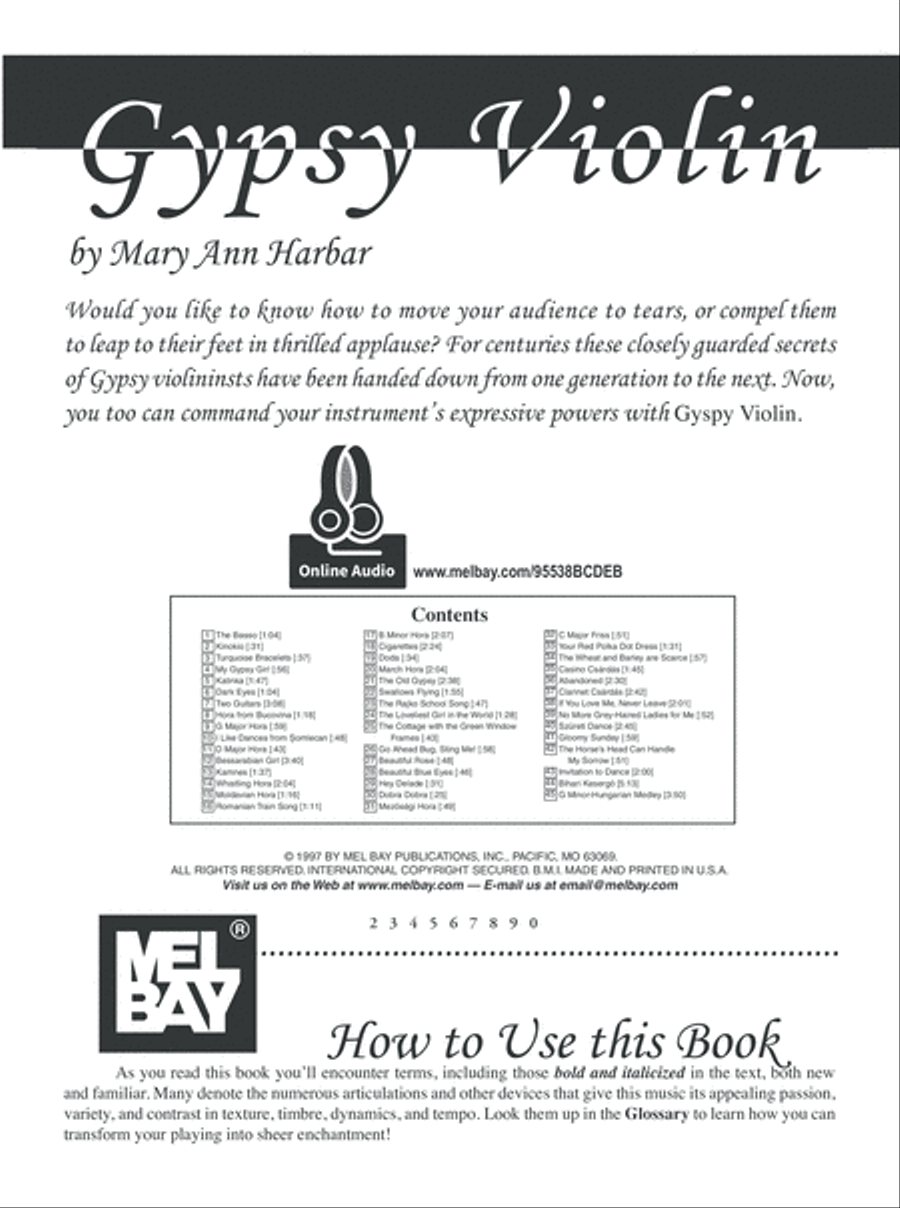 Gypsy Violin Violin scores gallery preview page 7