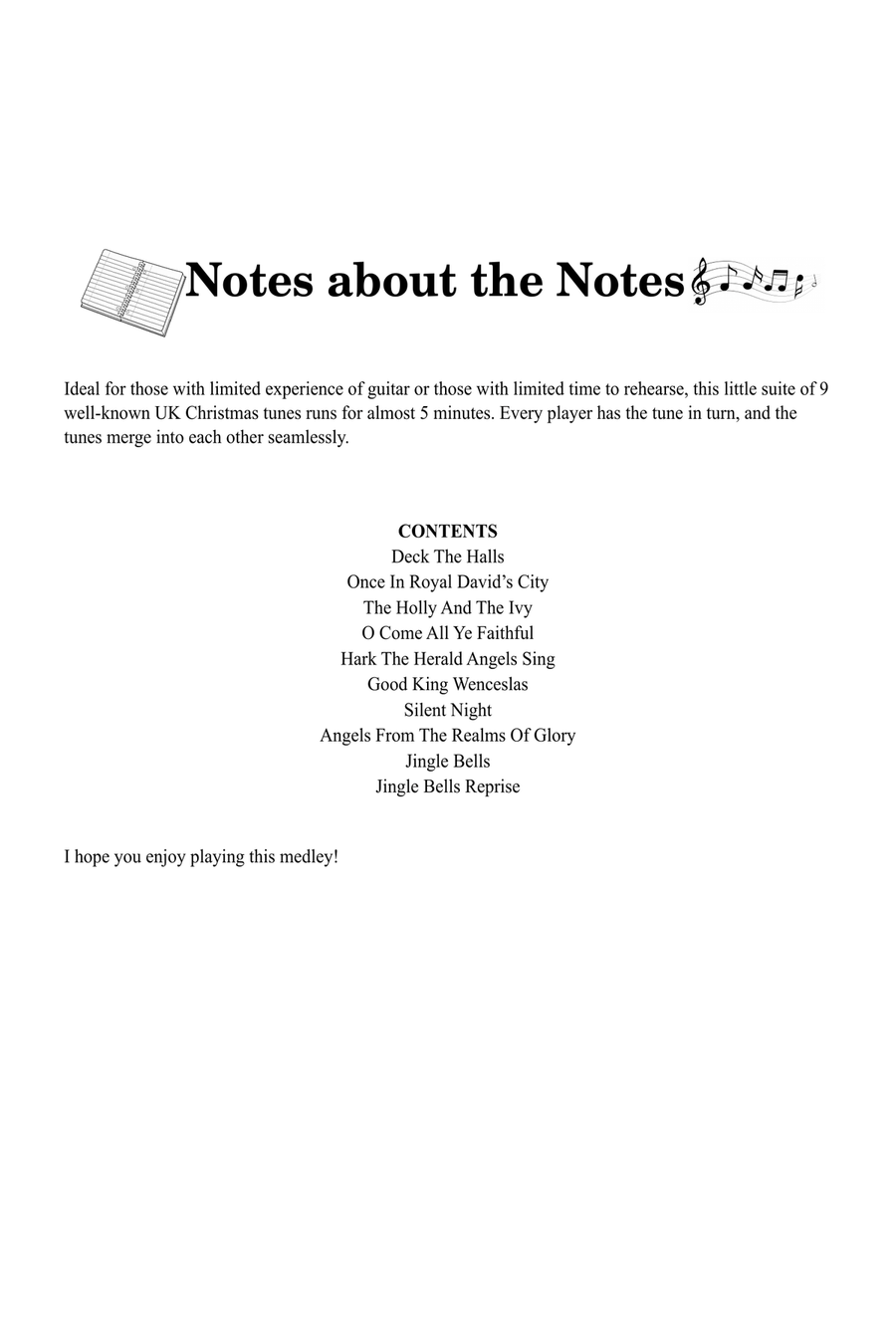 Christmas Medley - easy guitar trio Guitar Ensemble scores gallery preview page 3
