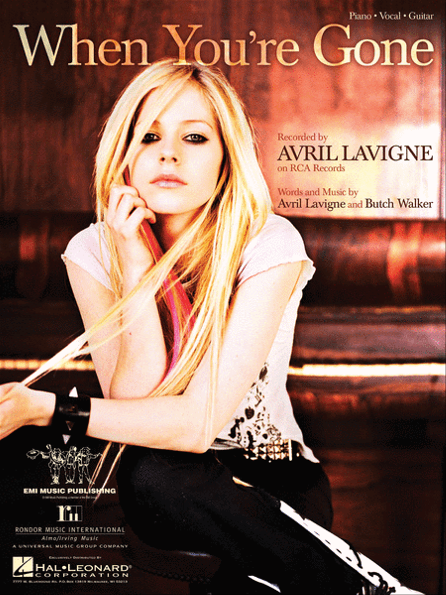 When You're Gone Piano, Vocal, Guitar scores gallery preview page 1