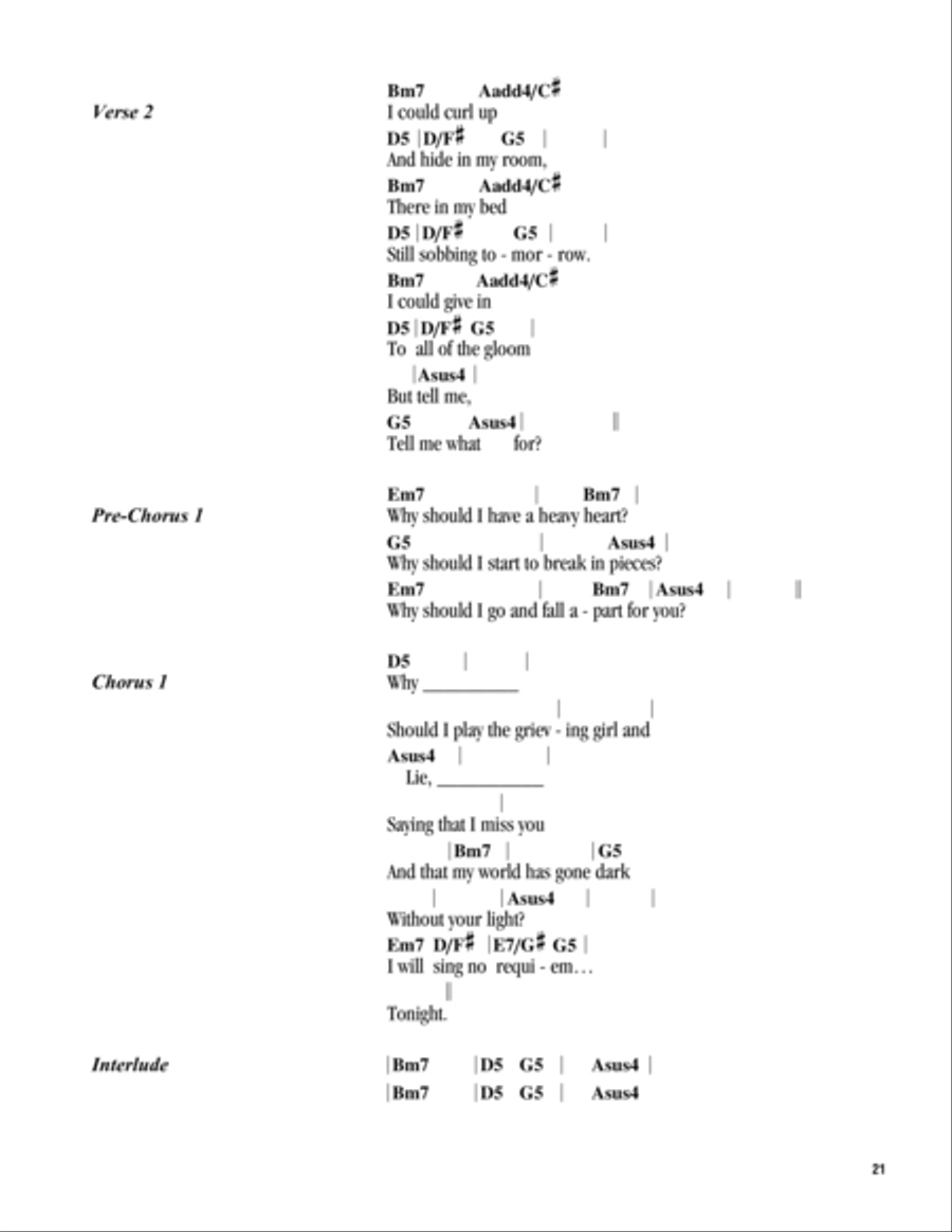 Requiem (from Dear Evan Hansen) Guitar scores gallery preview page 2
