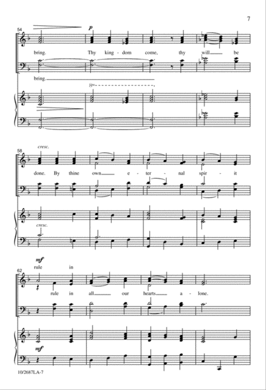 Come Thou Long-Expected Jesus Divisi scores gallery preview page 7