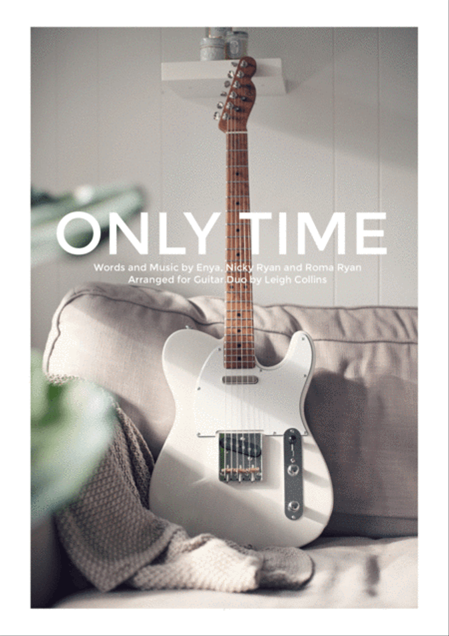 Only Time Guitar Tablature scores gallery preview page 1
