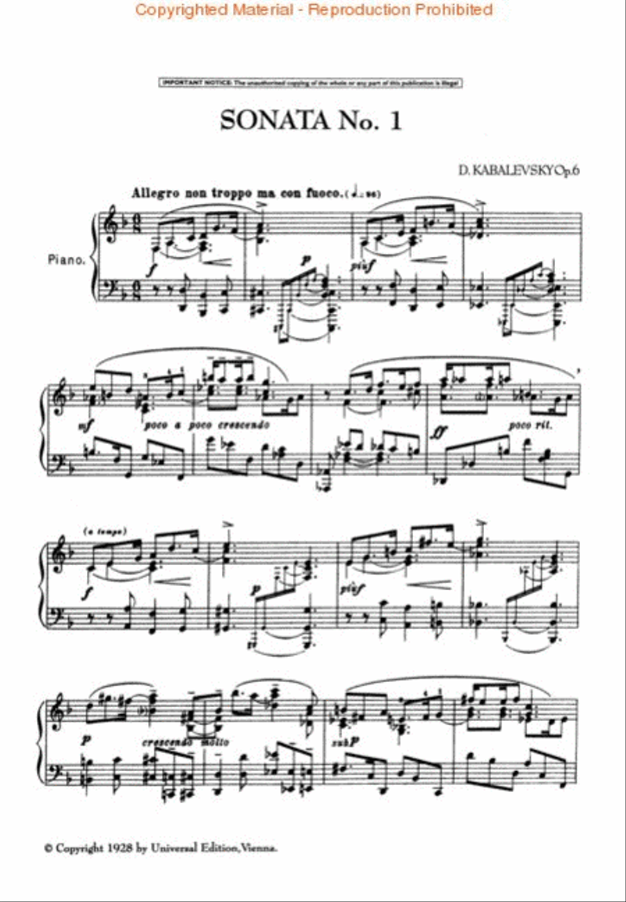Piano Sonatas, Nos. 1–3 Piano Solo scores gallery preview page 2
