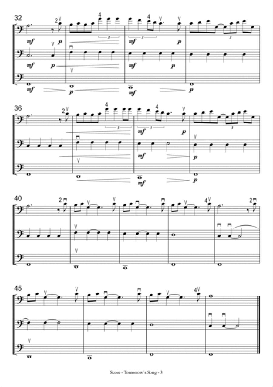 Tomorrow's Song Small Ensemble scores gallery preview page 3