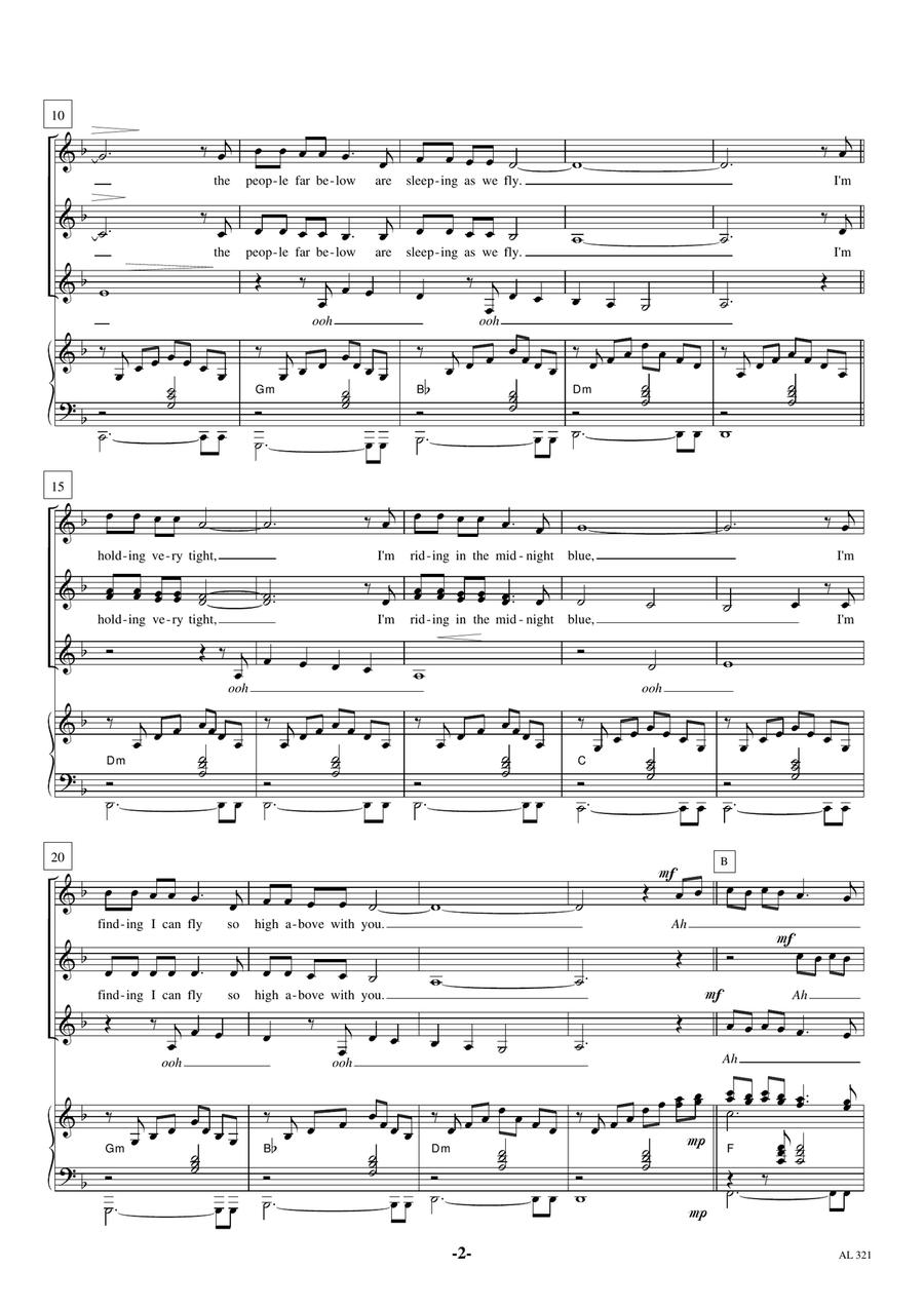 Walking In The Air Women's Choir scores gallery preview page 2