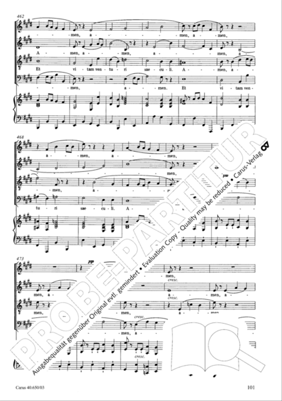 Petite Messe solennelle Petite Messe solennelle 4-Part scores gallery preview page 104