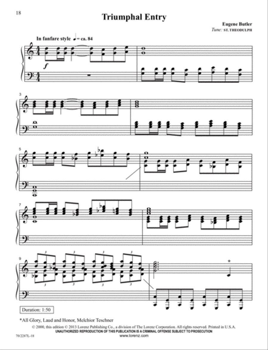 Glorious Morning! Piano Solo scores gallery preview page 8