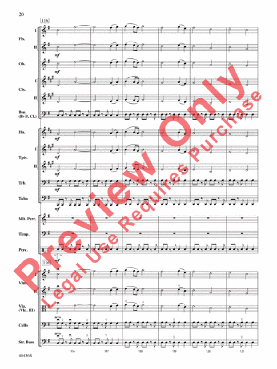 The Magic of Harry Potter Full Orchestra scores gallery preview page 21