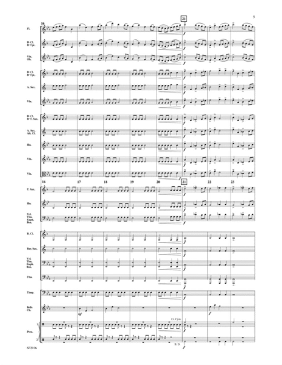 Heatherwood Portrait - Full Score Concert Band scores gallery preview page 5