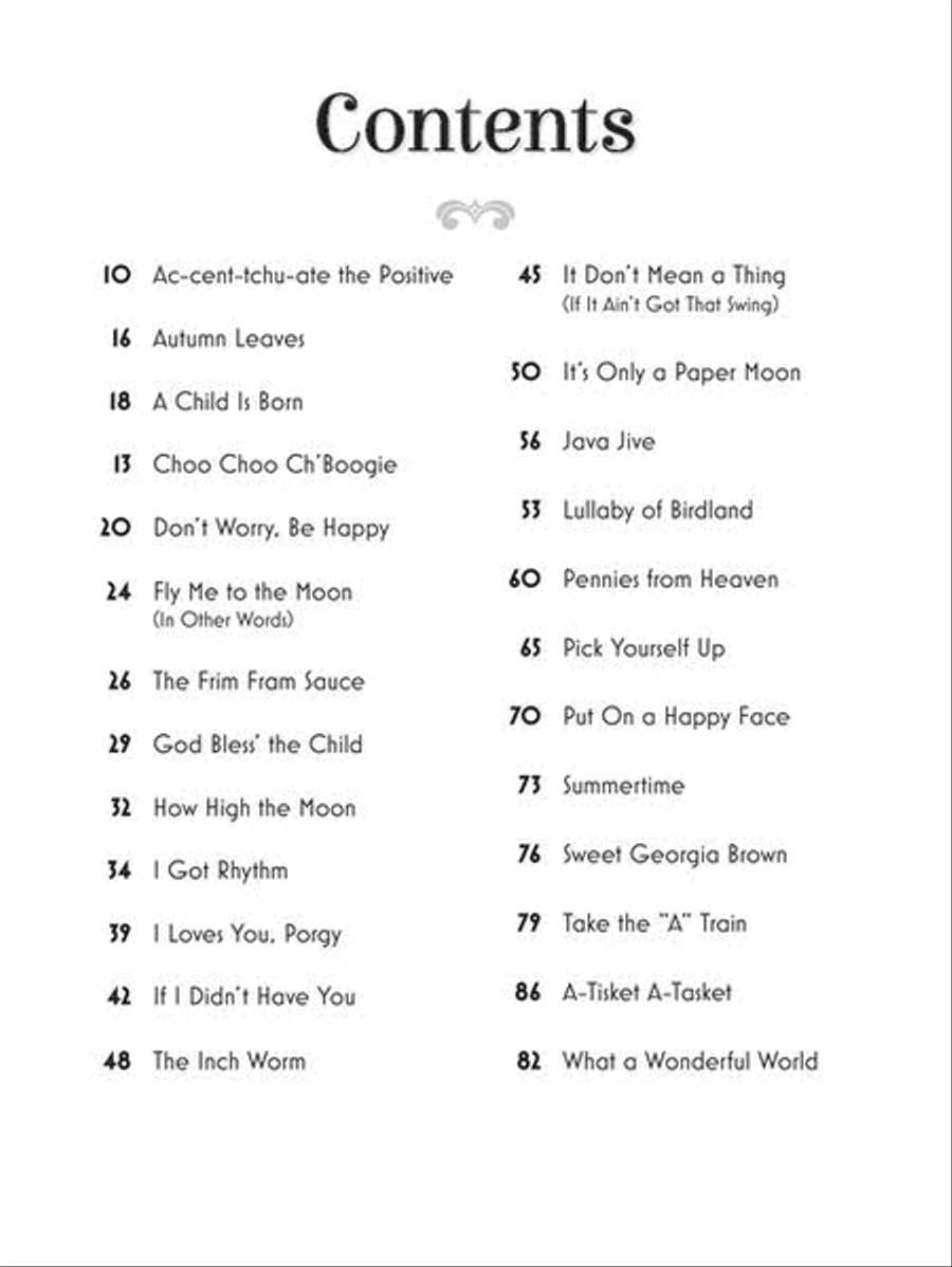Jazz Songs for Kids Easy Piano scores gallery preview page 3
